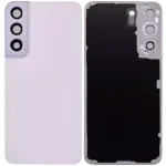 Capac Spate Sticla Cu Lentila Camera Samsung Galaxy S22 5G (No Logo) AMPlus (Bora Purple) - imagine 2