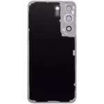 Capac Spate Sticla Cu Lentila Camera Samsung Galaxy S22 5G (No Logo) AMPlus (Bora Purple) - imagine 4