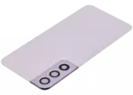 Capac Spate Sticla Cu Lentila Camera Samsung Galaxy S22 5G (No Logo) AMPlus (Bora Purple) - imagine 5
