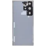 Capac Spate Sticla Cu Lentila Camera Samsung Galaxy S22 Ultra 5G (No Logo) AMPlus (Sky Blue) - imagine 4