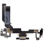 Cablu Flex Port Incarcare iPhone 16e / 17e AMPlus (Black) - imagine 3