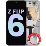 Ansamblu Display Interior Samsung Galaxy Z Flip 6 5G Service Pack (White)