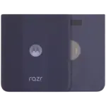 Capac Spate Sticla Inferior Motorola Razr Plus / Razr 50 Ultra (XT2451 / 2024) / Razr Plus 2025 (XT2557 / 2025) Premium (Midnight Blue)