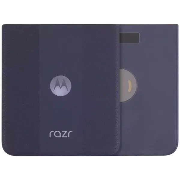 Capac Spate Sticla Inferior Motorola Razr Plus / Razr 50 Ultra (XT2451 / 2024) / Razr Plus 2025 (XT2557 / 2025) Premium (Midnight Blue)