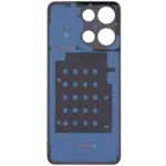 Capac Spate Sticla Motorola Moto G 5G (XT2513 / 2025) Premium (Sapphire Blue) - imagine 4