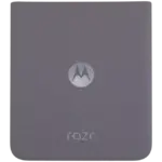 Capac Spate Sticla Inferior Motorola Razr / Razr 50 (XT2453 / 2024) Premium (Koala Grey) - imagine 3