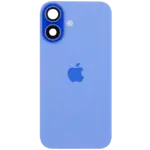 Capac Spate Sticla Cu Magnet MagSafe, NFC Si Lanterna Flex Telefon iPhone 16 Service Pack  (Ultramarine) - imagine 3