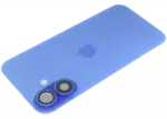 Capac Spate Sticla Cu Magnet MagSafe, NFC Si Lanterna Flex Telefon iPhone 16 Service Pack  (Ultramarine) - imagine 5