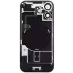 Capac Spate Sticla Cu Magnet MagSafe, NFC Si Lanterna Flex iPhone 17 Pull:C (White) - imagine 4