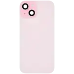 Capac Spate Sticla Cu Magnet MagSafe, NFC Si Lanterna Flex Telefon iPhone 15 Pull B (Pink) - imagine 3