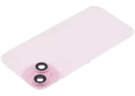 Capac Spate Sticla Cu Magnet MagSafe, NFC Si Lanterna Flex Telefon iPhone 15 Pull B (Pink) - imagine 5