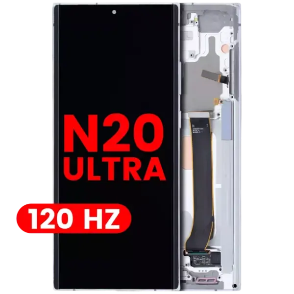 Display Samsung Galaxy Note 20 Ultra 5G AMPlus (120Hz) (Mystic White)