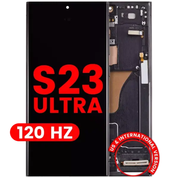 Ansamblu Display Samsung Galaxy S23 Ultra AMPlus (120Hz) (Phantom Black)