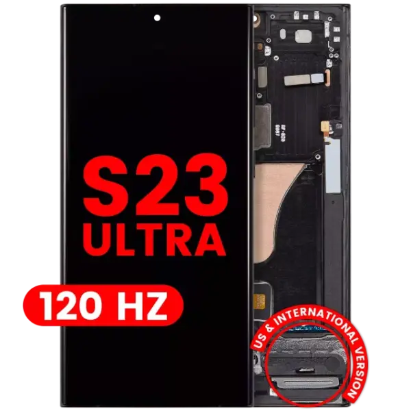 Ansamblu Display Samsung Galaxy S23 Ultra AMPlus (120Hz) (Graphite)