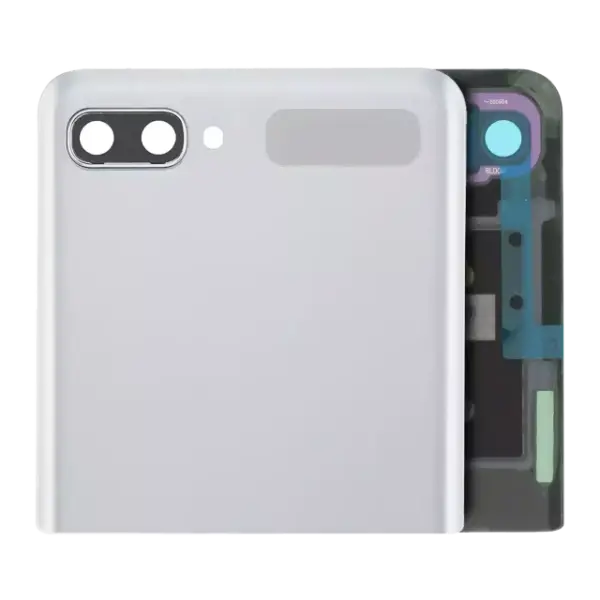 Display Telefon Samsung Galaxy Z Flip 4G (F700) / Z Flip 5G (F707) Service Pack (Mystic White) (Outer)