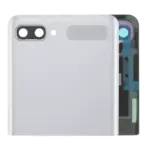 Display Telefon Samsung Galaxy Z Flip 4G (F700) / Z Flip 5G (F707) Service Pack (Mystic White) (Outer) - imagine 2