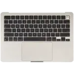 Carcasa Superioara Cu Baterie Si Tastatura (ANSI US) MacBook Air 13" A3113 (2024) (Starlight) - imagine 3