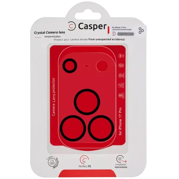 Oferte Black Friday Sticla Protectie Camera iPhone 17 Pro – Clear Rings (Crystal Full Cover)