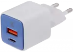 Incarcator De Priza 30W Cu Tehnologie GaN, 2 porturi (USB-C Si USB-A), Fast Charge AMPro (220V Euro) (Ultramarine) - imagine 6