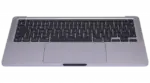 Carcasa Superioara Cu Tastatura Si Baterie (ISO UK) MacBook Pro 13" A2338 (2020) (Space Gray) - imagine 9