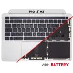 Carcasa Superioara Cu Baterie Si Tastatura (ISO UK) MacBook Pro 13" A2338 (2020) (Silver)