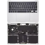 Carcasa Superioara Cu Baterie Si Tastatura (ISO UK) MacBook Pro 13" A2338 (2020) (Silver) - imagine 2