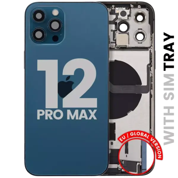 Carcasa Spate cu Flex Port Incarcare iPhone 12 Pro Max Pull:B (Pacific Blue)