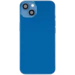 Carcasa Spate Cu Flex Port Incarcare iPhone 13 Pull C (Blue) - imagine 3