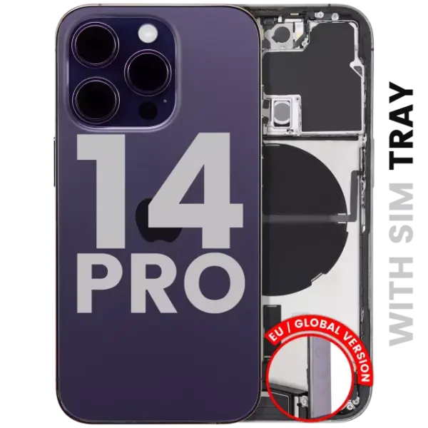 Carcasa Spate Cu Port Flex Incarcare Telefon iPhone 14 Pro Pull:B (Deep Purple)