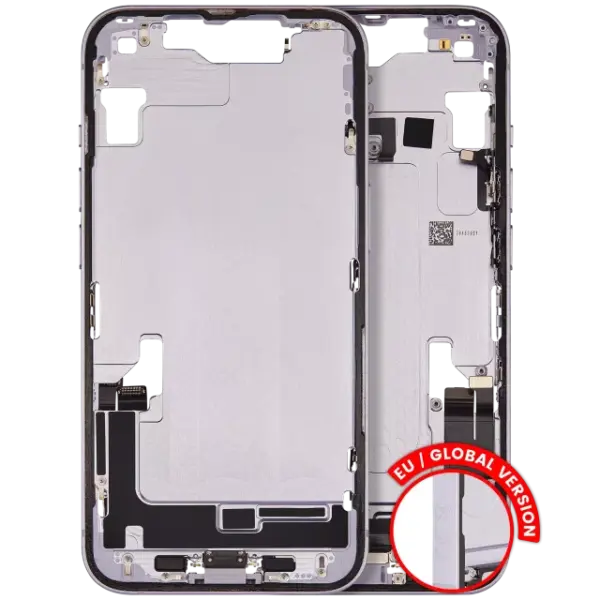 Carcasa Mijloc Mid-Frame Cu Flex Port Incarcare iPhone 14 Pull C (Purple)