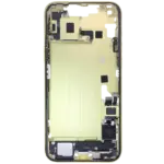 Carcasa Mijloc Mid-Frame Cu Flex Port Incarcare iPhone 14 Plus Pull A (Yellow) - imagine 4
