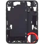 Carcasa Mijloc Mid-Frame Cu Flex Port Incarcare iPhone 15 Pull A (Black)