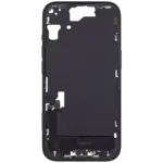 Carcasa Mijloc Mid-Frame Cu Flex Port Incarcare iPhone 15 Pull A (Black) - imagine 3