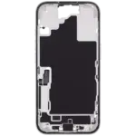 Carcasa Mijloc Mid-Frame Cu Flex Port Incarcare iPhone 16 Pull A (White) - imagine 3