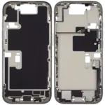 Carcasa Mijloc Mid-Frame Cu Cablu Flex Port Incarcare iPhone 16 Pro Pull B (Natural Titanium) - imagine 2