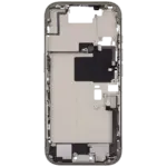 Carcasa Mijloc Mid-Frame Cu Cablu Flex Port Incarcare iPhone 16 Pro Pull B (Natural Titanium) - imagine 4