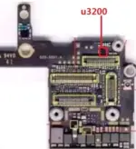 Circuit Integrat Camera Spate Telefon iPhone 6S / 6S Plus (U3200: LP5907SNX-2.85: 5 Pins) - imagine 2