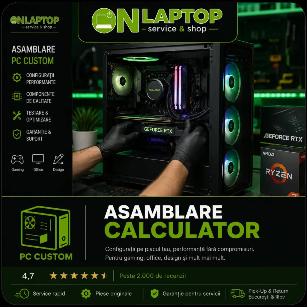 OnLaptop - Reparatii Calculatoare in Bucuresti cu Garantie