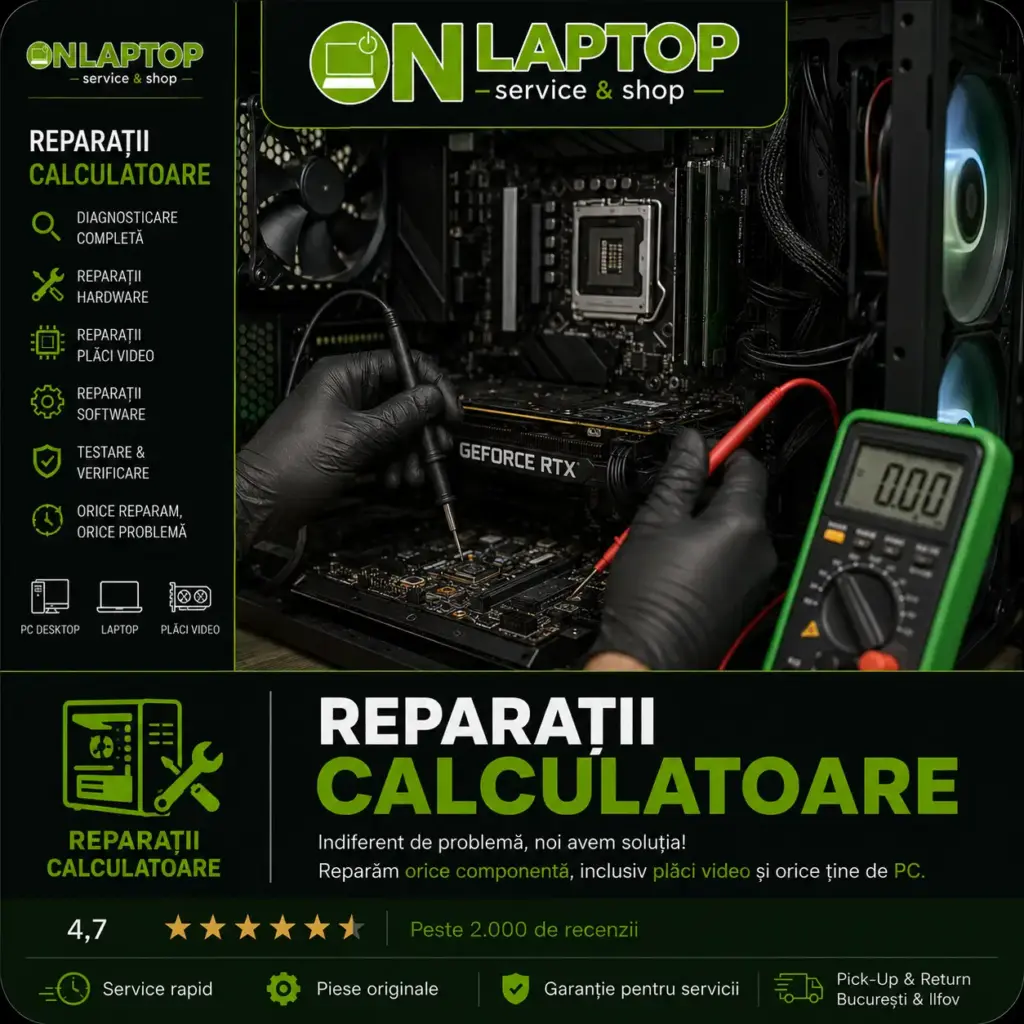 OnLaptop - Reparatii Calculatoare in Bucuresti cu Garantie