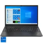 Laptop Lenovo ThinkPad E15 Gen 2 Intel Core i7-1165G7 pana la 4.70 GHz, 15.6, Full HD, 16GB, 512Gb SSD, NVIDIA GeForce MX450 2GB, Black