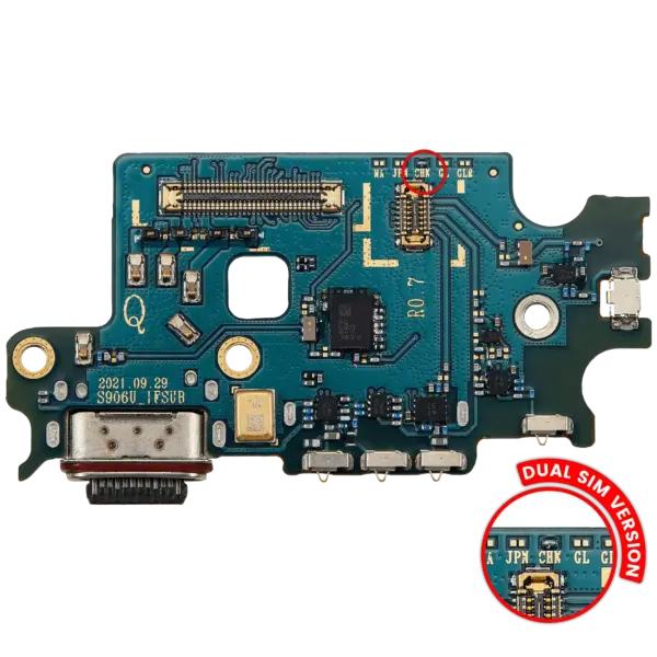 Placa incarcare cu cititor SIM Samsung Galaxy S22 Plus 5G (S9060)(Versiune Dual Card) Premium