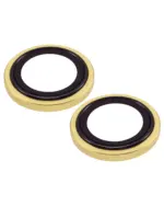 Sticla Protectie Camera iPhone 15 / 15 Plus – Clear Rings (yellow) - imagine 4