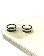 Sticla Protectie Camera iPhone 15 / 15 Plus – Clear Rings (yellow) - imagine 6