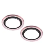 Sticla Protectie Camera iPhone 13 / 13 Mini – Clear Rings (Pink) - imagine 3