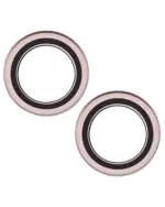 Sticla Protectie Camera iPhone 13 / 13 Mini – Clear Rings (Pink) - imagine 5