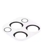 Sticla Protectie Camera 12 Pro – Clear Rings (Crystal Full Cover) - imagine 3
