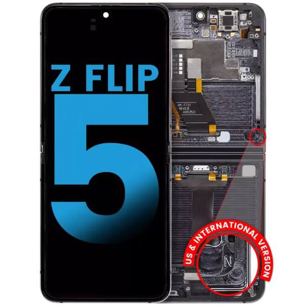Display Intern Oled Samsung Galaxy Z Flip 5 5G (F731) Aftermarket (Phantom Black)