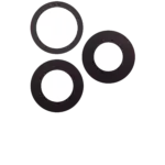 Sticla Camera Spate Cu Adeziv iPhone 16 Pro / 16 Pro Max (3 Piece Set) AMPlus (10 Pack) - imagine 2