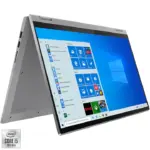 Laptop 2 in1 Lenovo IdeaPad Flex 5 15IIL05 i5-1035G1, 15.6" HDR UHD, IPS, Touchscreen, 8GB, 512GB SSD, Intel UHD Graphics, Windows 10 Home, Platinum Grey, RF