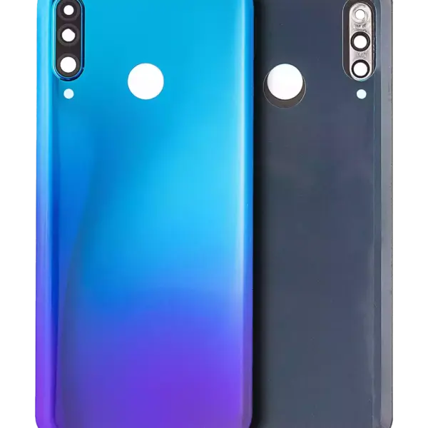 Capac Spate Sticla Huawei P30 Lite / Nova 4E (6GB RAM ) (Peacock Blue)